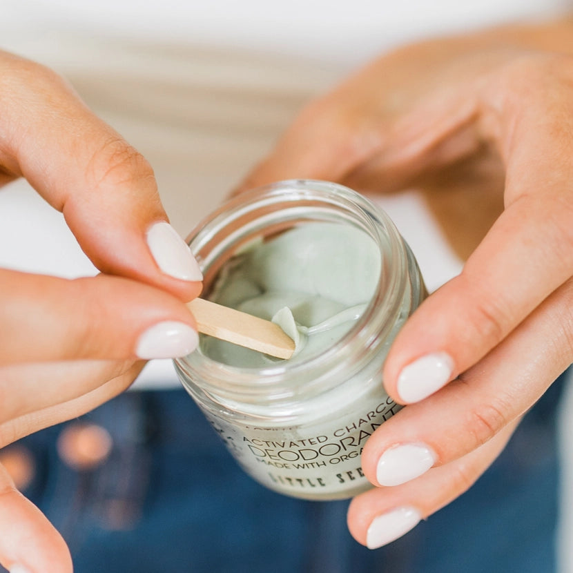 Activated Charcoal Deodorant Cream Organic Little seed farm
