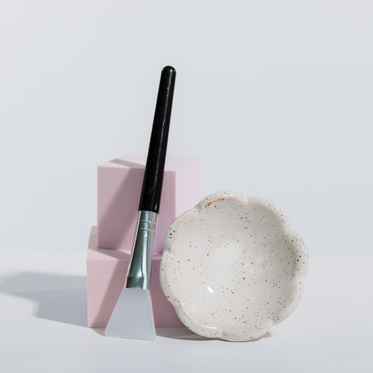 Face Mask Bowl and Silicone Wand Applicator