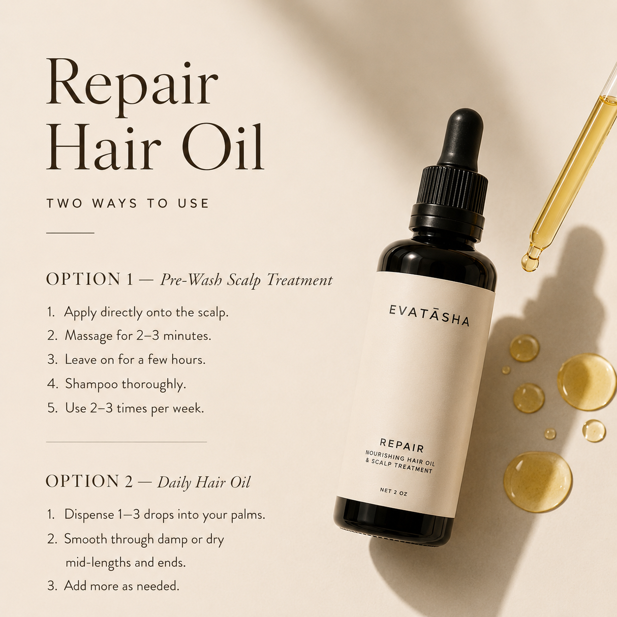 Repair Hair Growth Oil & Scalp Treatment