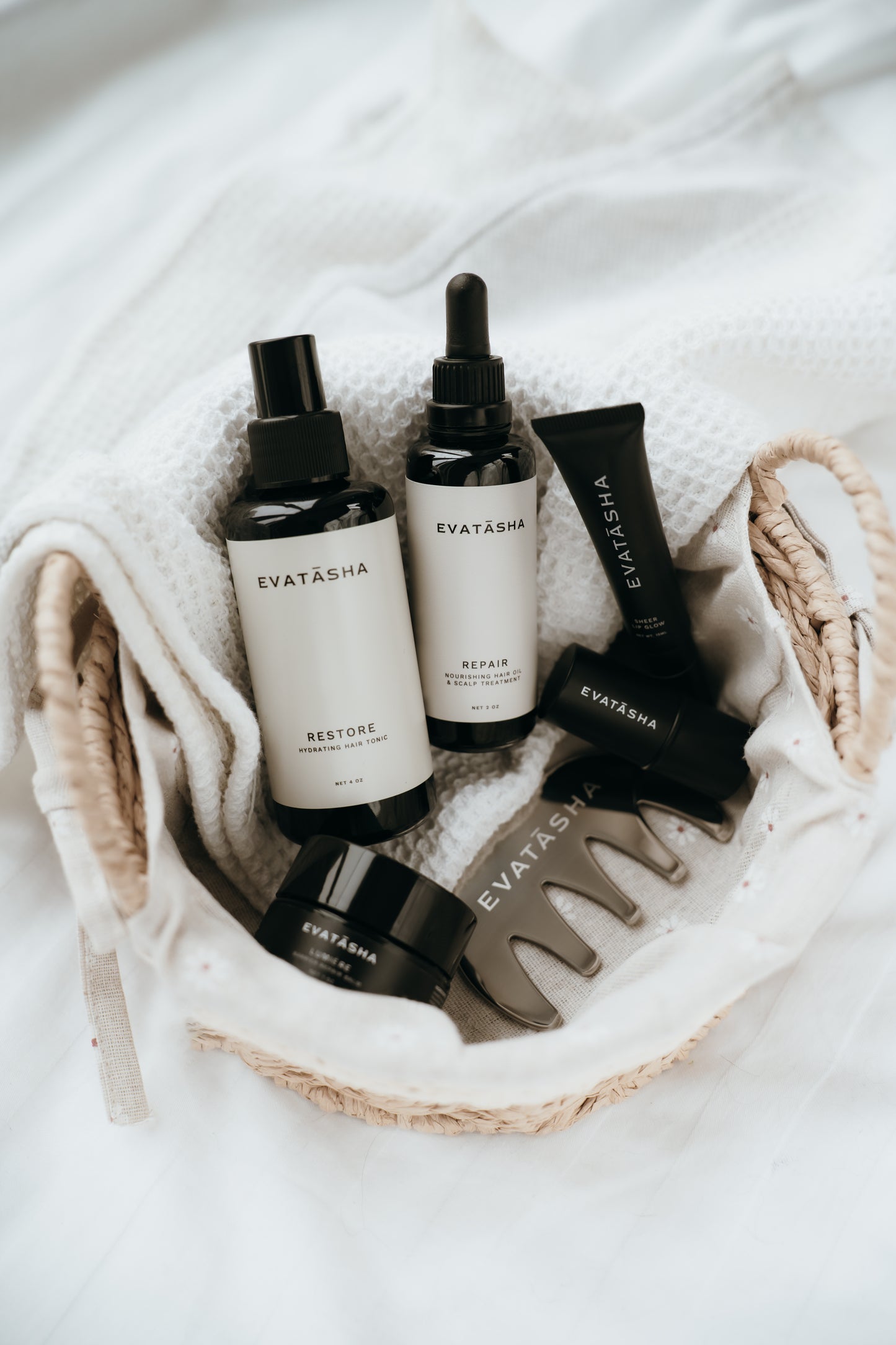 Stainless Steel Gua Sha & Hair Renewal Bundle