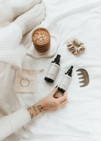 Stainless Steel Gua Sha & Hair Renewal Bundle