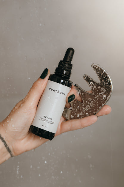 Stainless Steel Hair Gua Sha